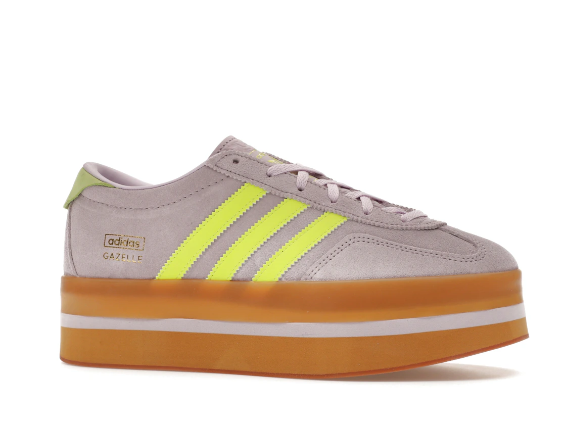 adidas Gazelle Stack Ice Lavender Solar Yellow Gum (Women's)