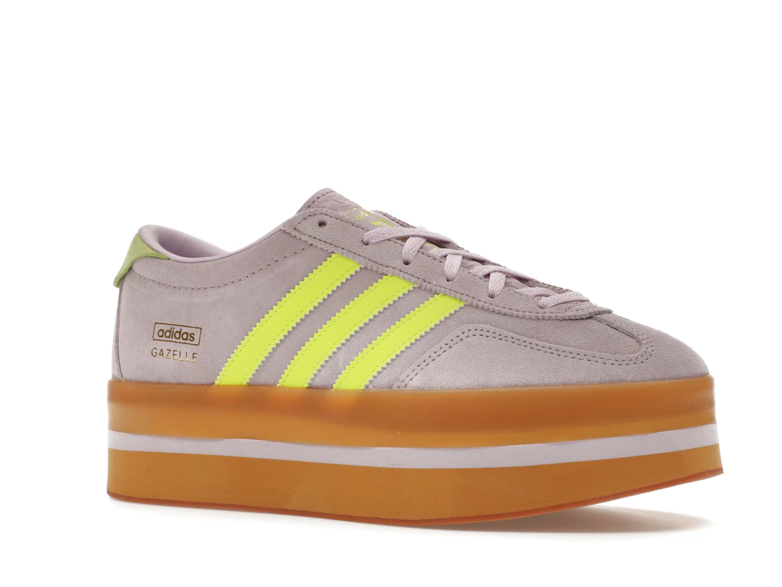 adidas Gazelle Stack Ice Lavender Solar Yellow Gum (Women's)