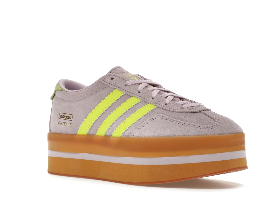 adidas Gazelle Stack Ice Lavender Solar Yellow Gum (Women's)