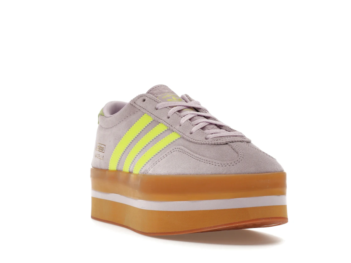 adidas Gazelle Stack Ice Lavender Solar Yellow Gum (Women's)