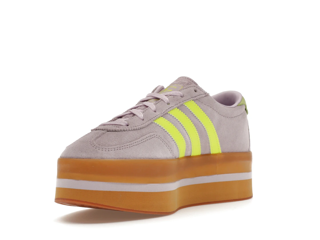 adidas Gazelle Stack Ice Lavender Solar Yellow Gum (Women's)