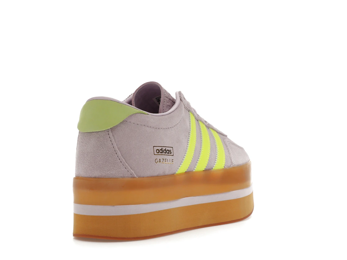 adidas Gazelle Stack Ice Lavender Solar Yellow Gum (Women's)