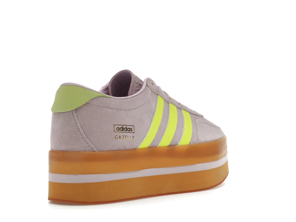 adidas Gazelle Stack Ice Lavender Solar Yellow Gum (Women's)