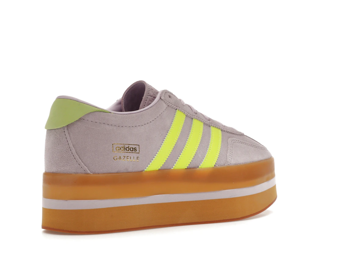 adidas Gazelle Stack Ice Lavender Solar Yellow Gum (Women's)
