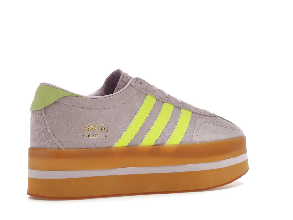 adidas Gazelle Stack Ice Lavender Solar Yellow Gum (Women's)