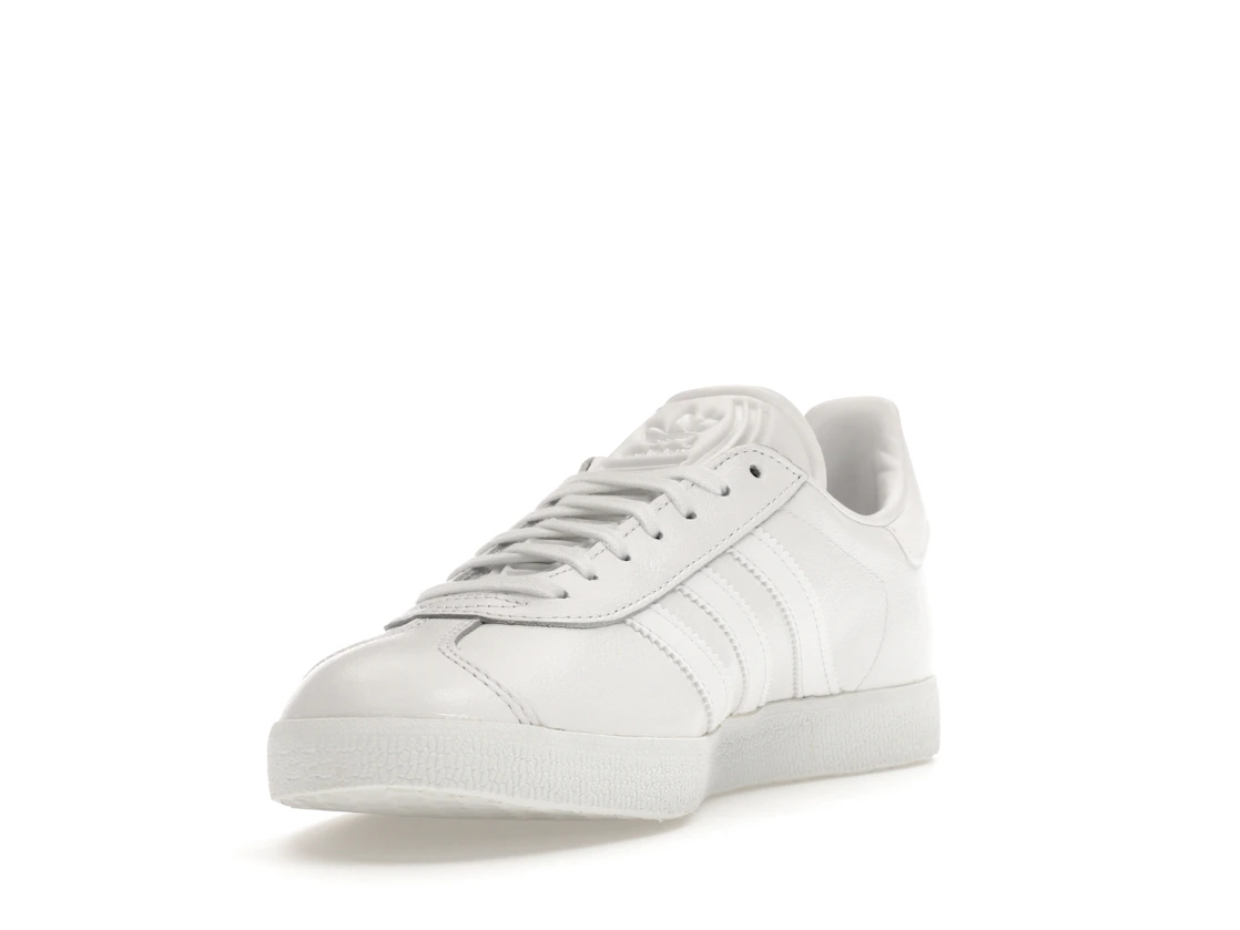 adidas Gazelle White/White-Gold Metallic