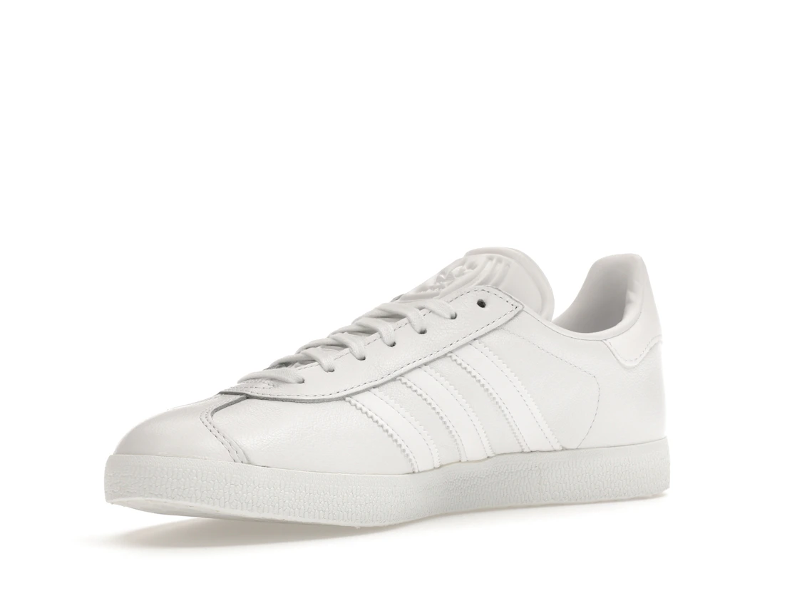 adidas Gazelle White/White-Gold Metallic