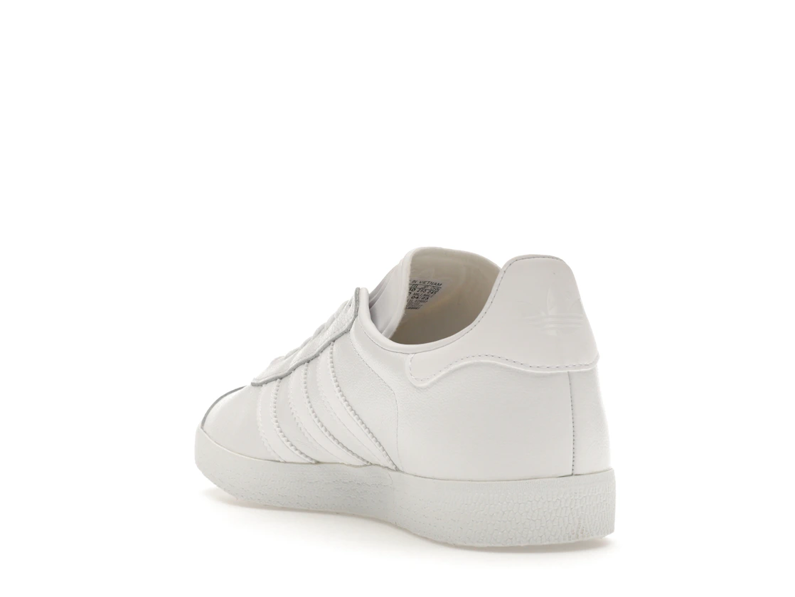 adidas Gazelle White/White-Gold Metallic