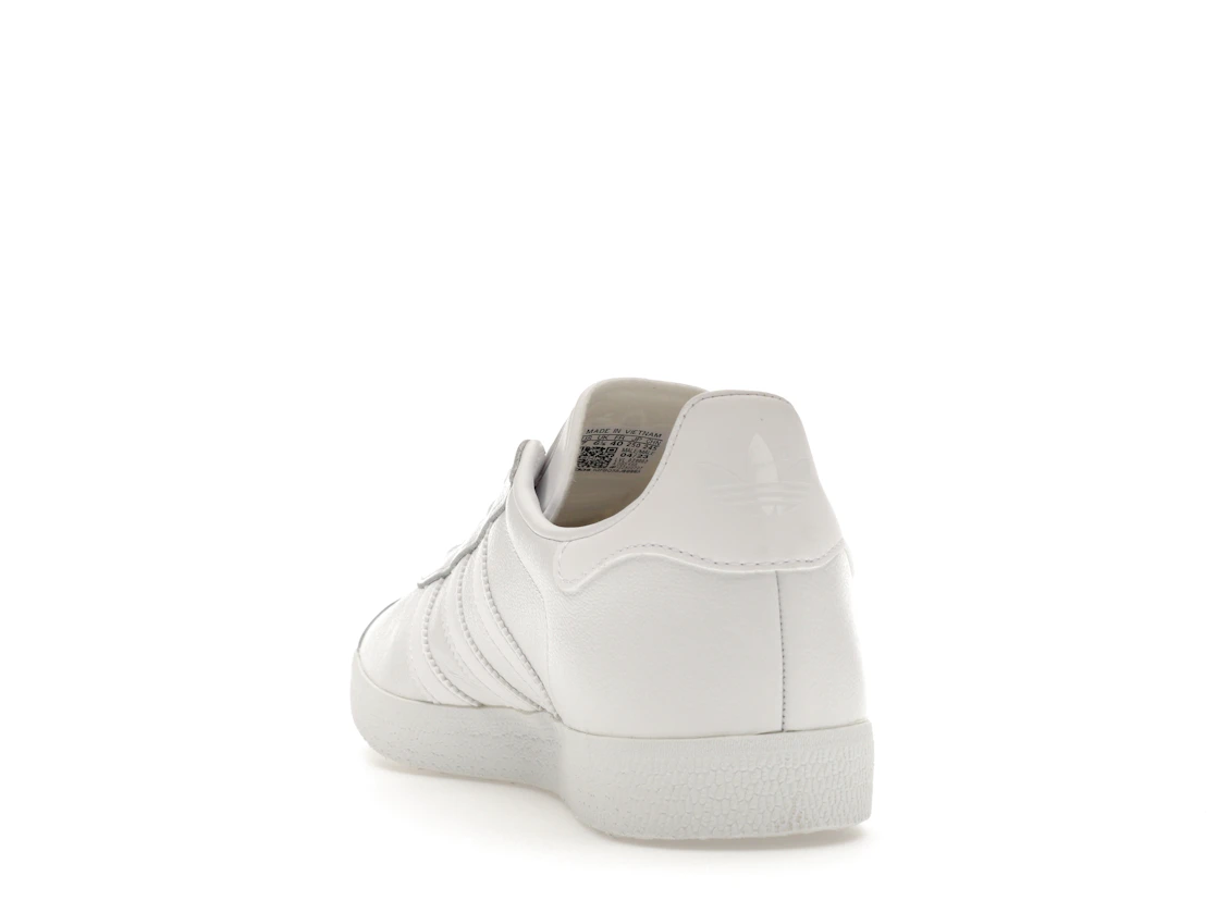 adidas Gazelle White/White-Gold Metallic