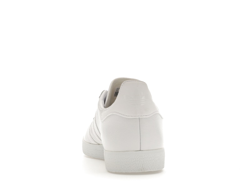 adidas Gazelle White/White-Gold Metallic