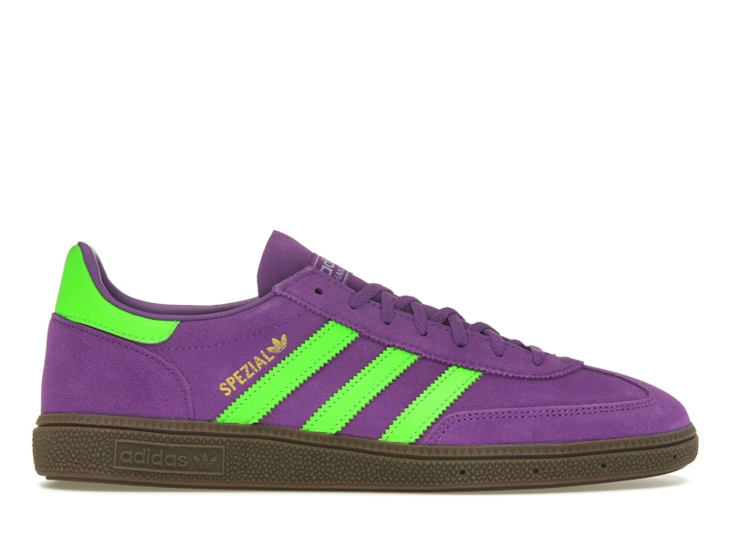 新作 Spezial Handball adidas Elastic Green Solar Purple Active 靴