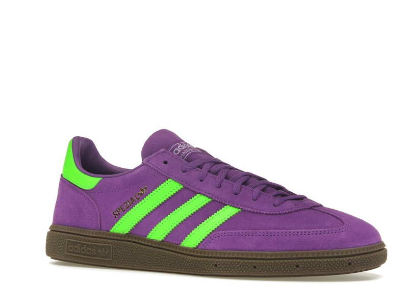 adidas Handball Spezial Elastic Active Purple Solar Green (Women's)
