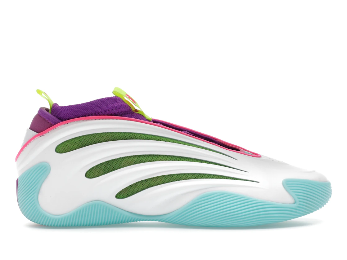 adidas Harden Vol. 9 Jalen Williams White Lucid Lime Pink