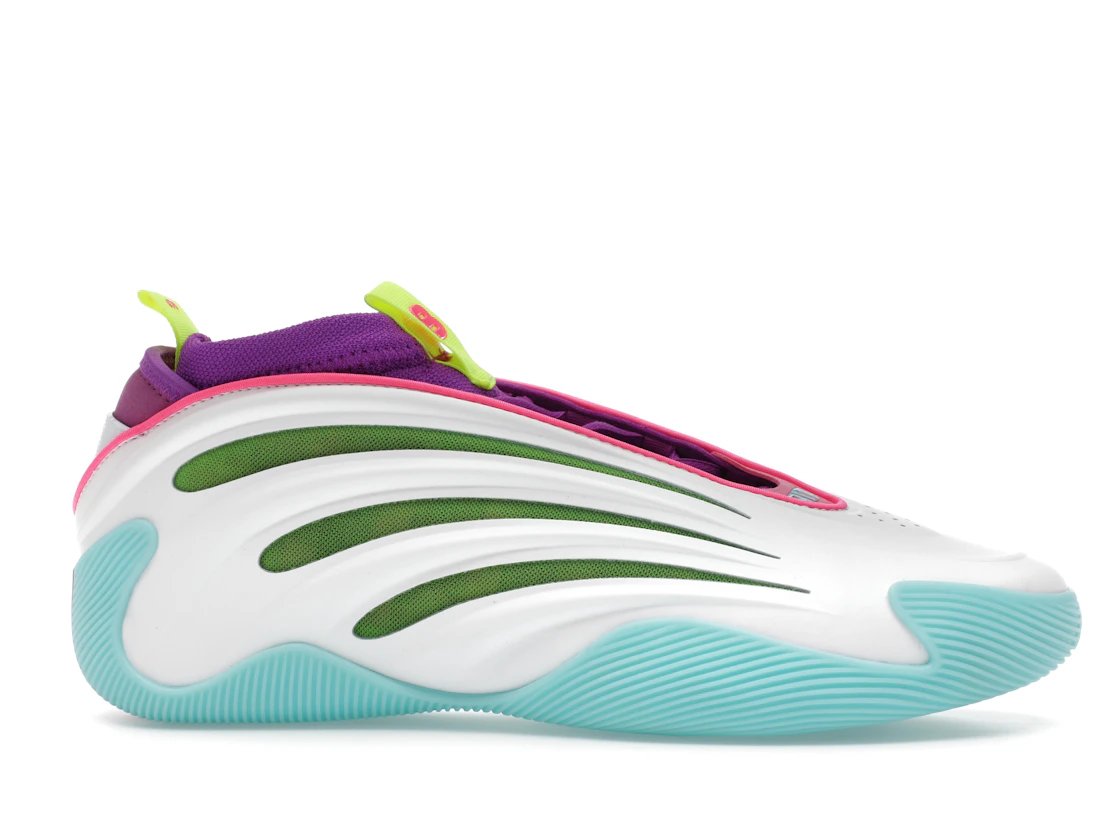 adidas Harden Vol. 9 Jalen Williams White Lucid Lime Pink