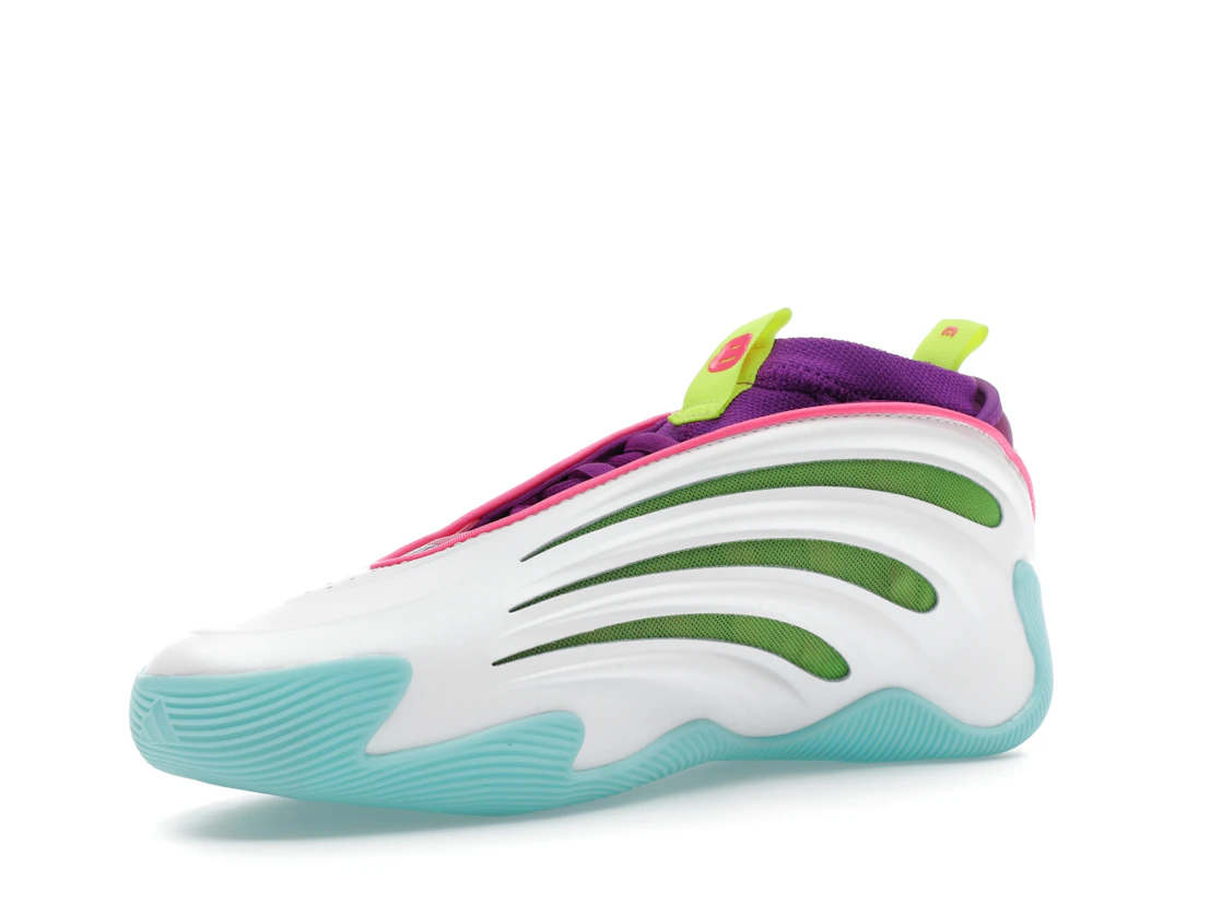 adidas Harden Vol. 9 Jalen Williams White Lucid Lime Pink