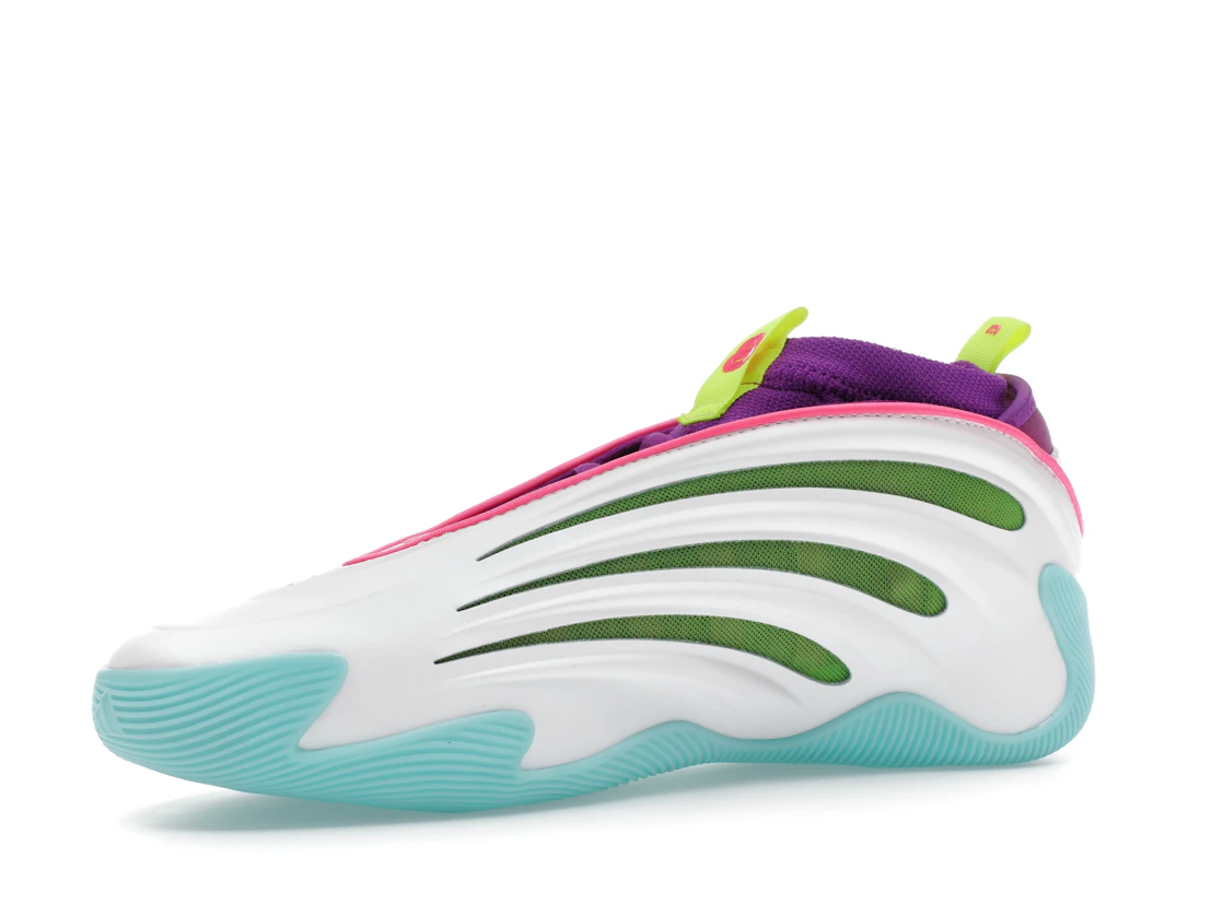 adidas Harden Vol. 9 Jalen Williams White Lucid Lime Pink