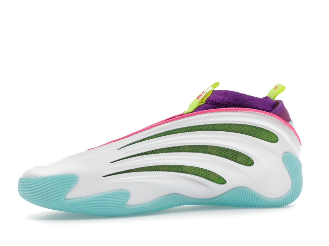 adidas Harden Vol. 9 Jalen Williams White Lucid Lime Pink