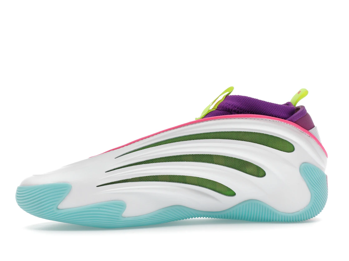 adidas Harden Vol. 9 Jalen Williams White Lucid Lime Pink