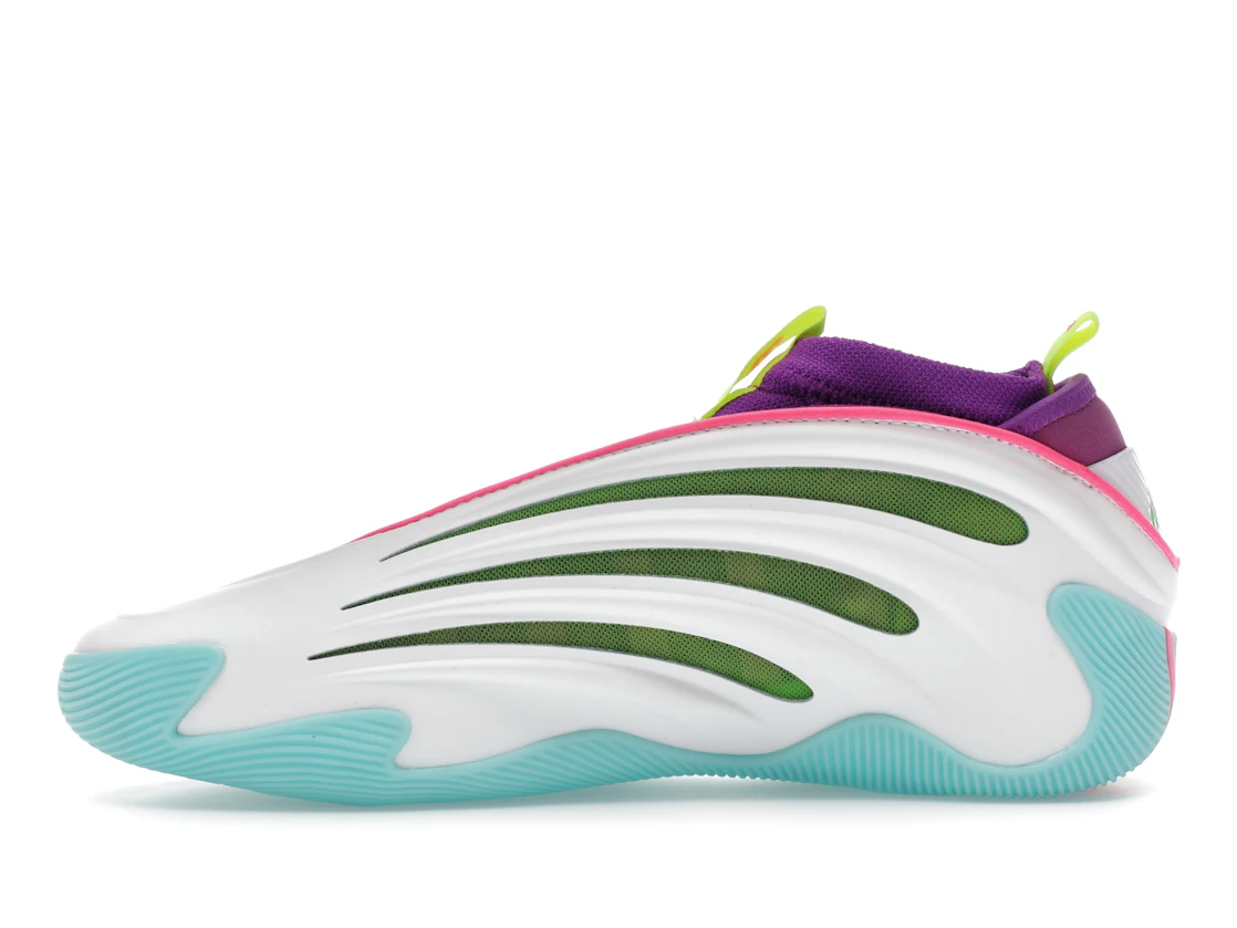 adidas Harden Vol. 9 Jalen Williams White Lucid Lime Pink