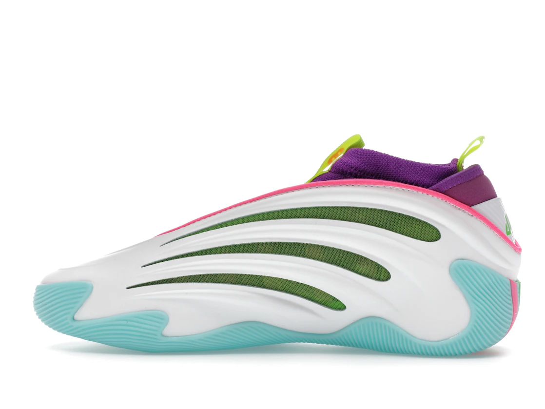 adidas Harden Vol. 9 Jalen Williams White Lucid Lime Pink