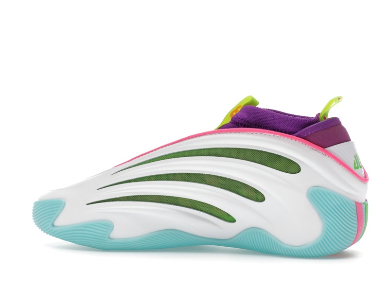 adidas Harden Vol. 9 Jalen Williams White Lucid Lime Pink