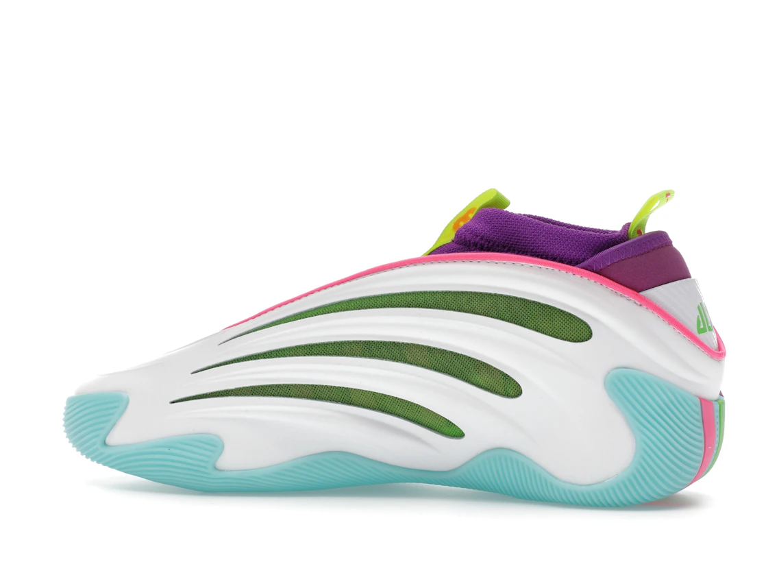 adidas Harden Vol. 9 Jalen Williams White Lucid Lime Pink