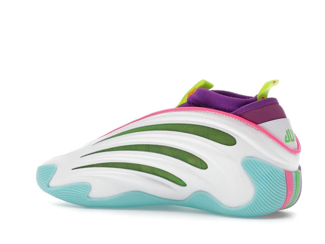 adidas Harden Vol. 9 Jalen Williams White Lucid Lime Pink