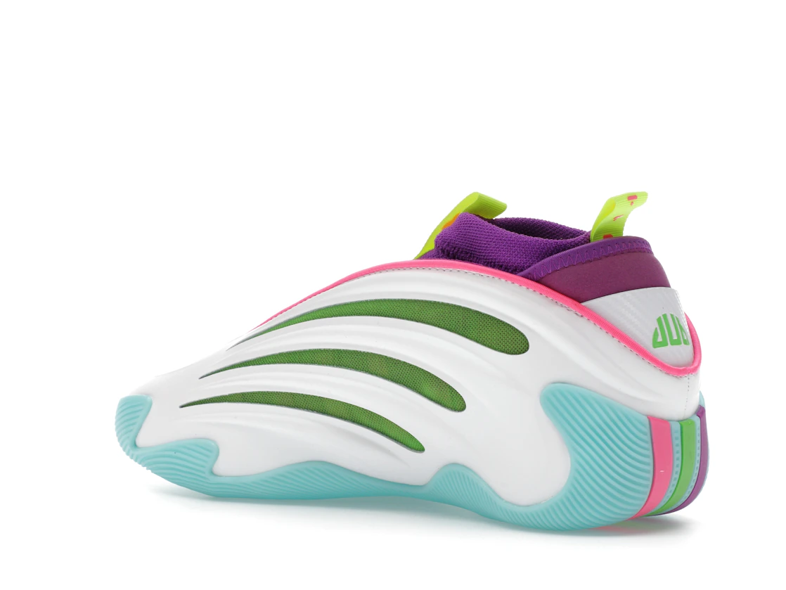 adidas Harden Vol. 9 Jalen Williams White Lucid Lime Pink