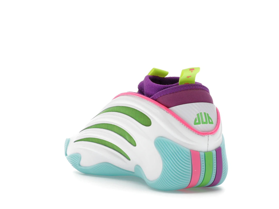 adidas Harden Vol. 9 Jalen Williams White Lucid Lime Pink