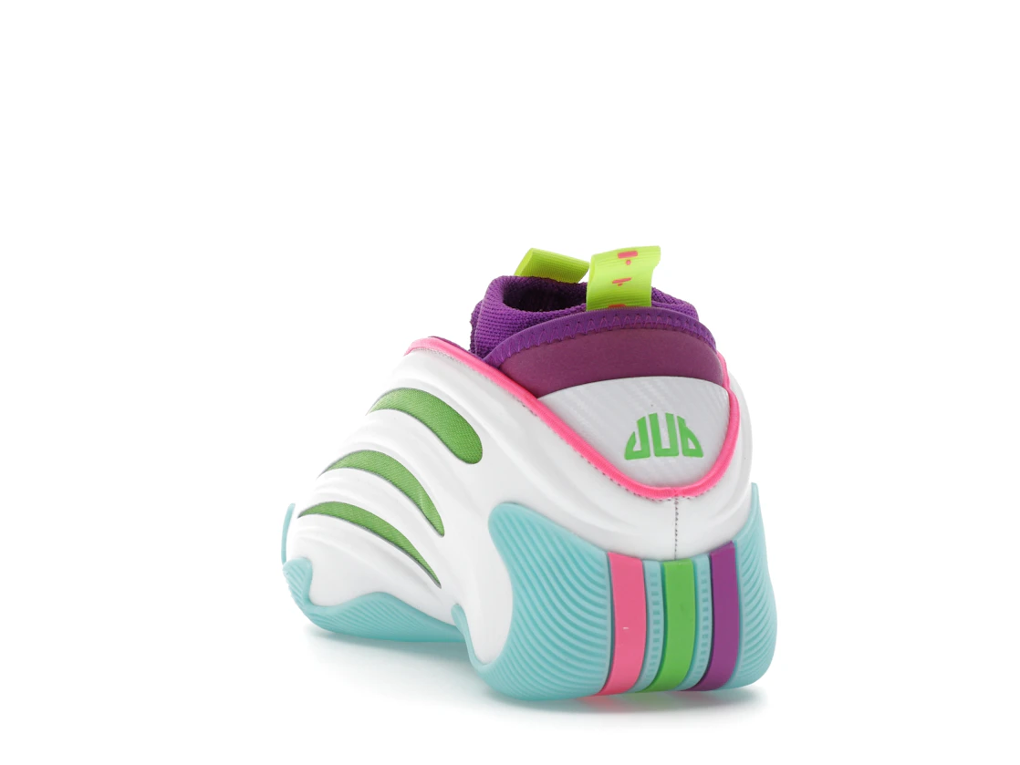 adidas Harden Vol. 9 Jalen Williams White Lucid Lime Pink