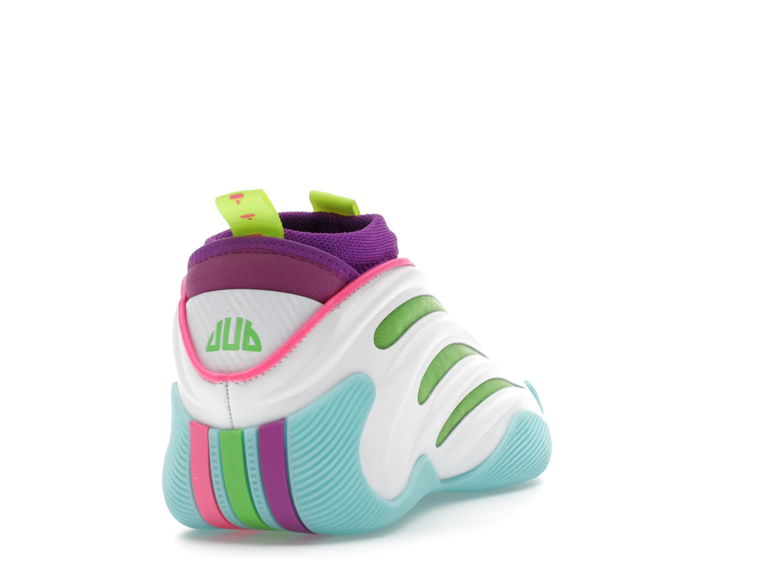 adidas Harden Vol. 9 Jalen Williams White Lucid Lime Pink