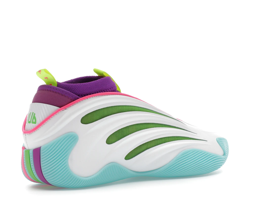 adidas Harden Vol. 9 Jalen Williams White Lucid Lime Pink