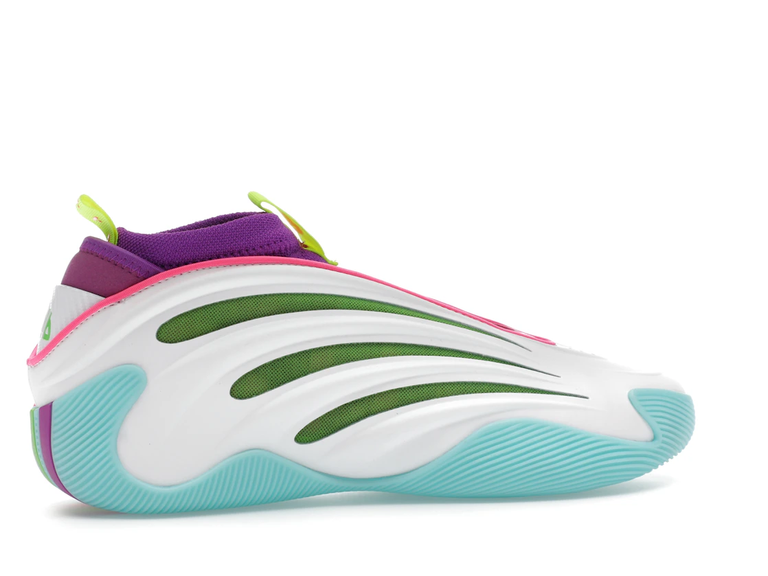 adidas Harden Vol. 9 Jalen Williams White Lucid Lime Pink