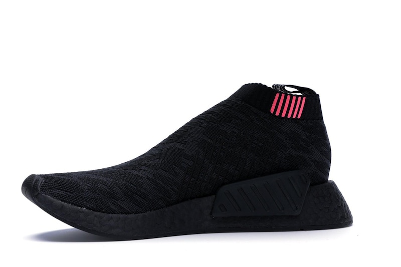 Nmd cs2 triple black shock pink