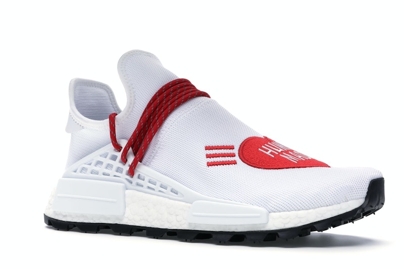 Human race white red Clearance