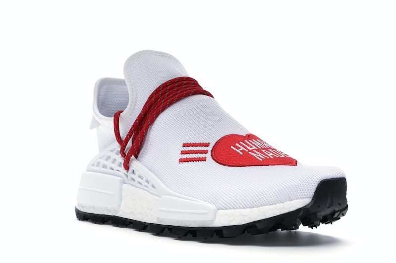 adidas NMD HU Pharrell Human Made White Red