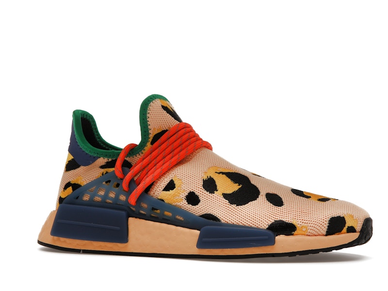 adidas NMD Hu Pharrell Animal Print Leopard Pulse Amber