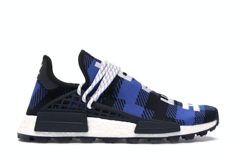 adidas NMD Hu Pharrell x BBC Blue Plaid Men's - EF7387 - US adidas NMD Hu Pharrell x BBC Blue Plaid Men's - EF7387 - US