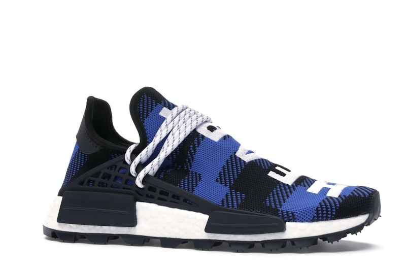 Blue plaid human race Clearance