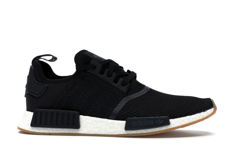 Adidas nmd r1 mens black gum clearance