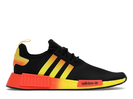 adidas NMD R1 Schwarz Orange Gelb Farbverlauf Herren – FZ5877 – DE