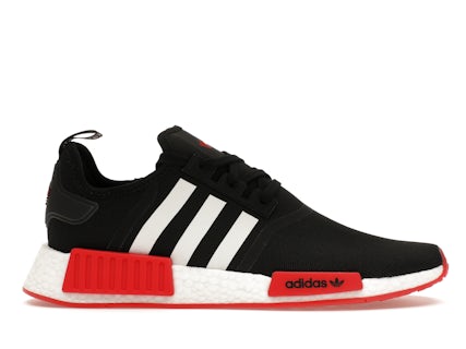 adidas NMD R1 Black Vivid Red White Men's GW1620 US
