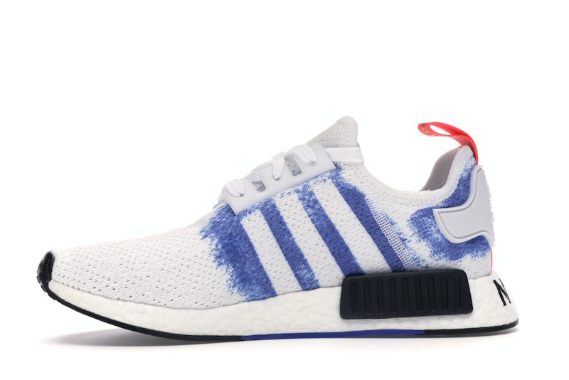 Nmd stencil white and blue clearance