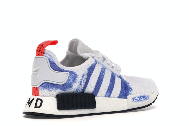 Nmd stencil white and blue clearance