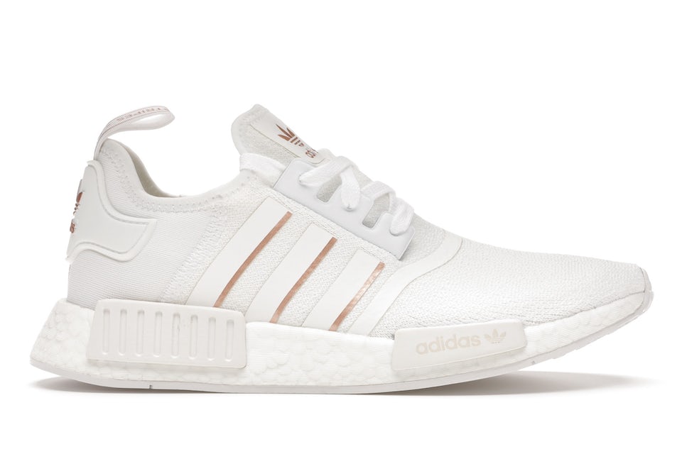 Adidas Originals Women's NMD_R1 Shoes, Size 7.5, White/Rose Gold