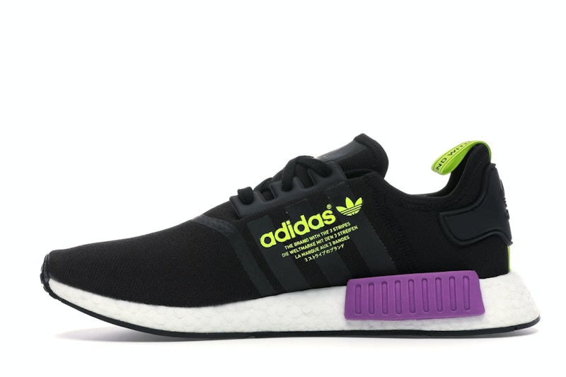 adidas NMD R1 Core Black Shock Purple