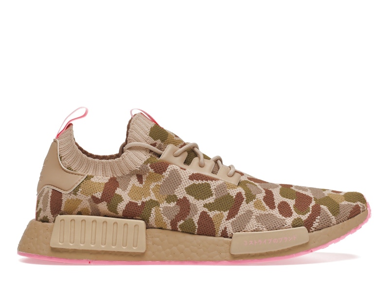 adidas NMD R1 Primeknit Duck Camo Pink Men s G57940 US