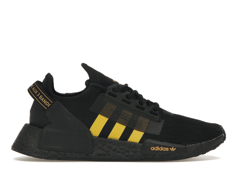 Adidas shoes nmd shop black and gold