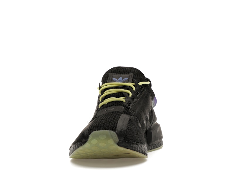 adidas NMD R1 V2 Script Pulse Yellow - 360° view 11