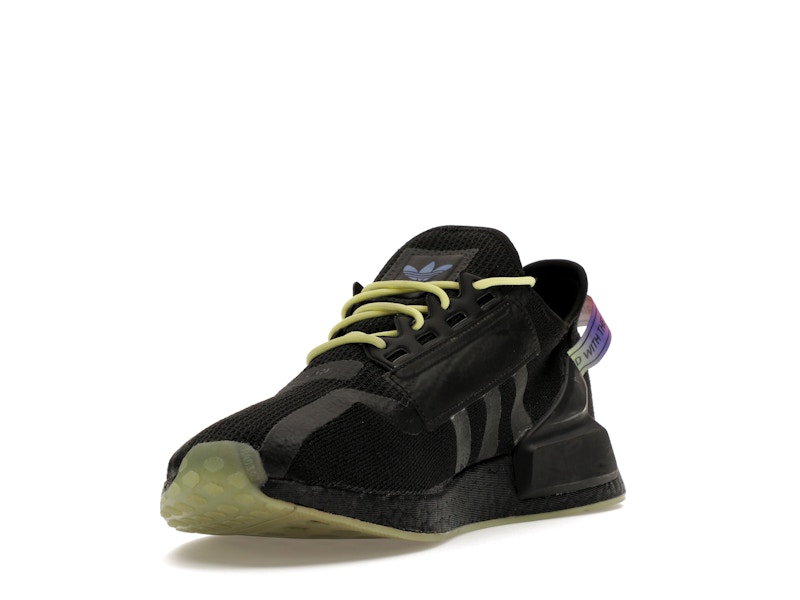 adidas NMD R1 V2 Script Pulse Yellow - 360° view 13